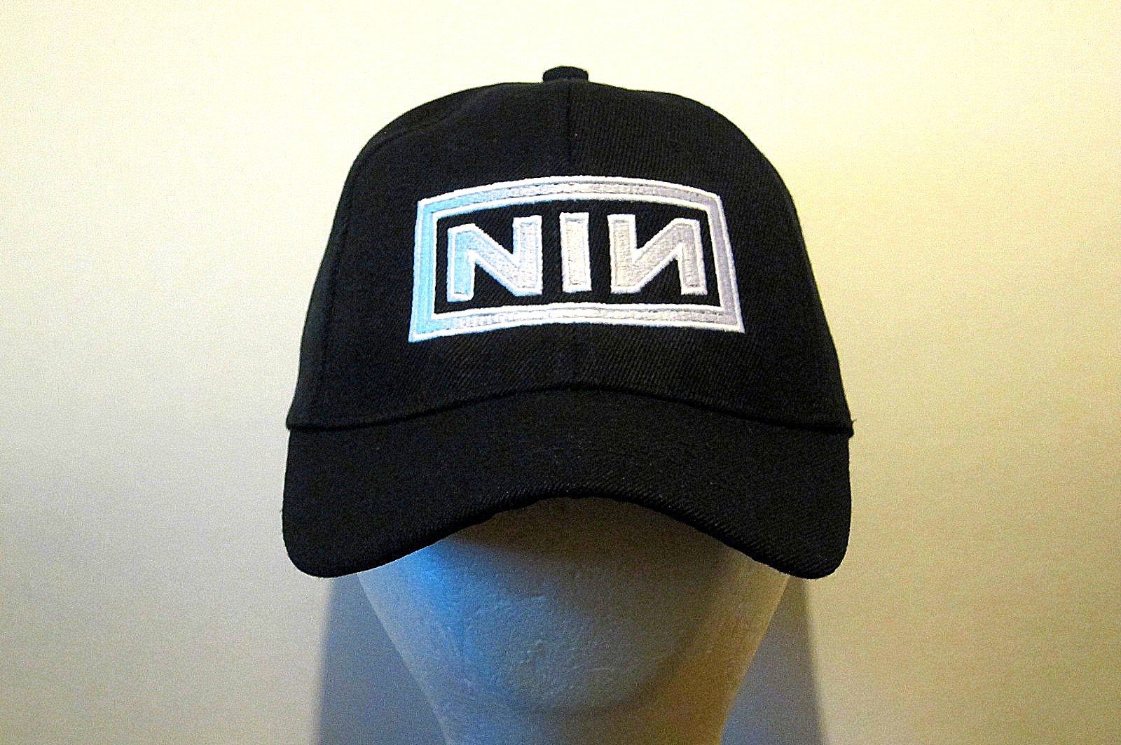 NINE INCH NAILS - EMBROIDERED BASEBALL CAP - Adjustable Velcro Back