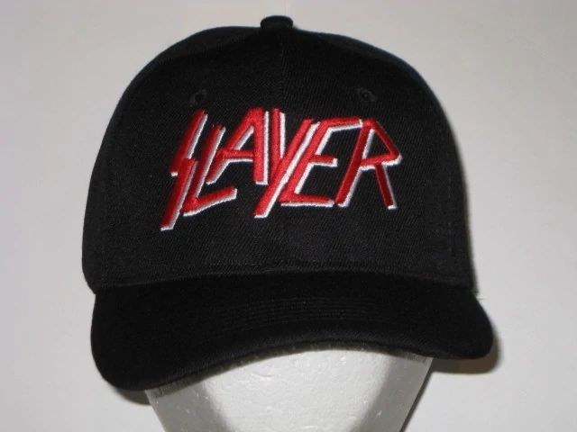 SLAYER - EMBROIDERED BASEBALL CAP - Adjustable Velcro Back -Unisex