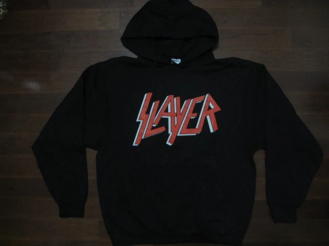 SLAYER- LOGO / SLAYTANIC WEHRMACHT- Hoodie - Two Sided Print